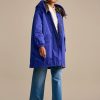 Women Bellerose Outerwear | Bellerose-Laos Coat: Blue Worker