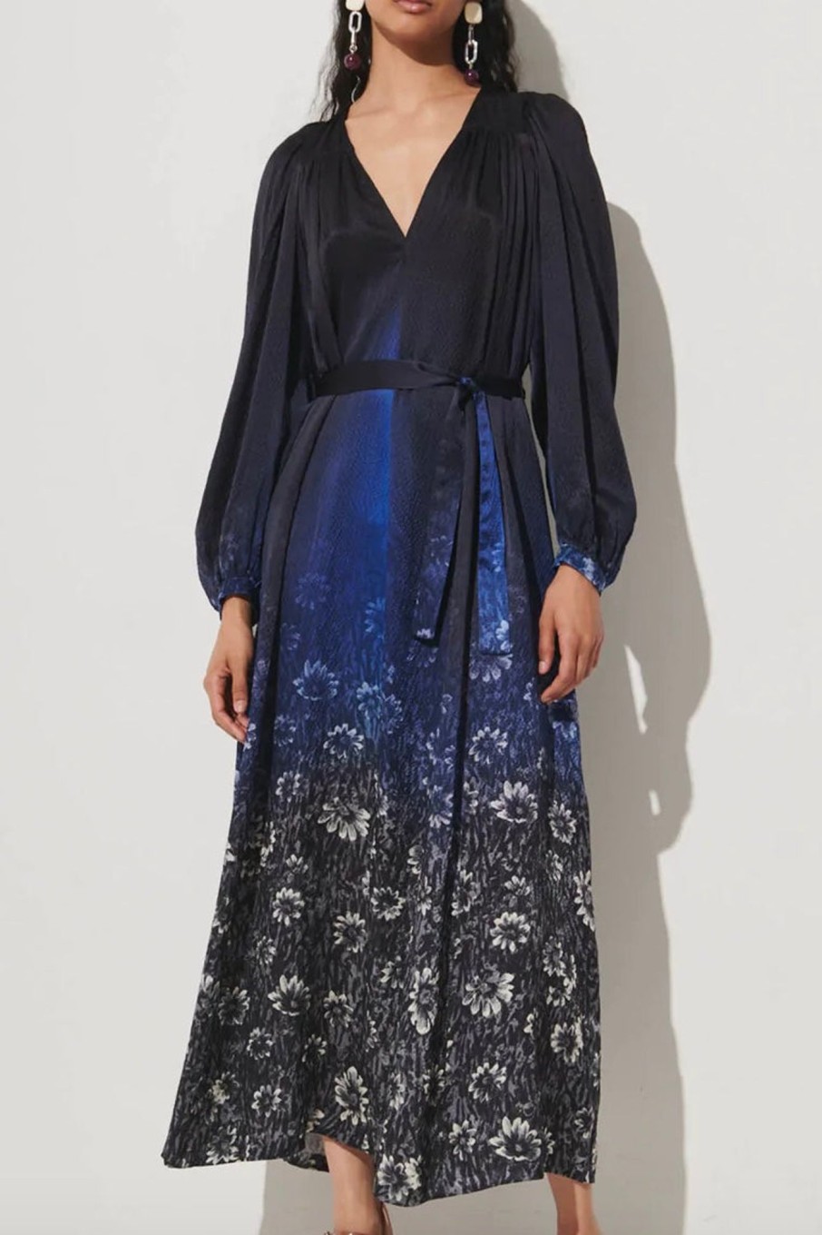 Women Rachel Comey Dresses | Rachel Comey-Endow Dress: Navy