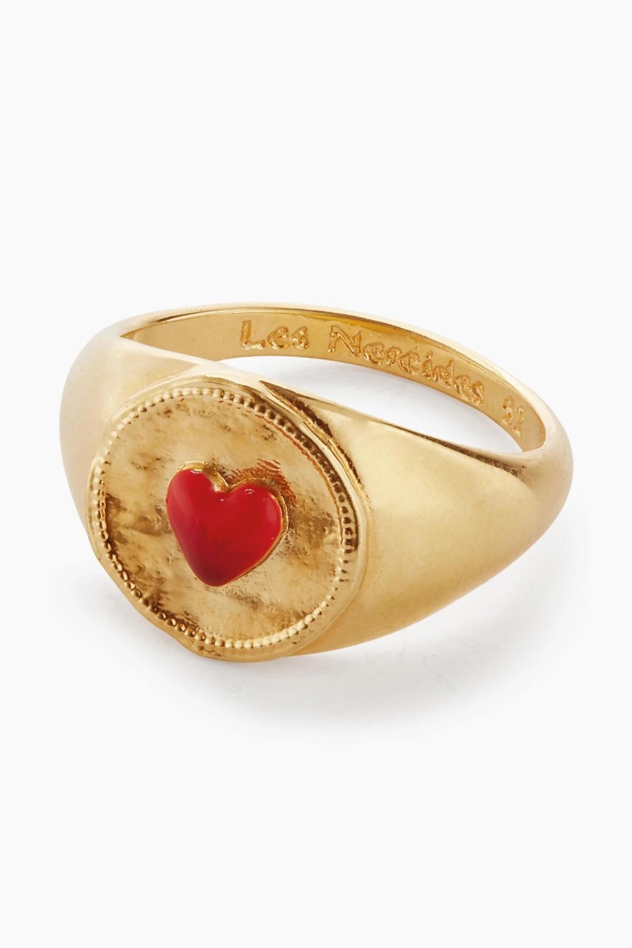 Women Les Nereides Jewelry | Les Nereides-Red Heart Solitaire Ring