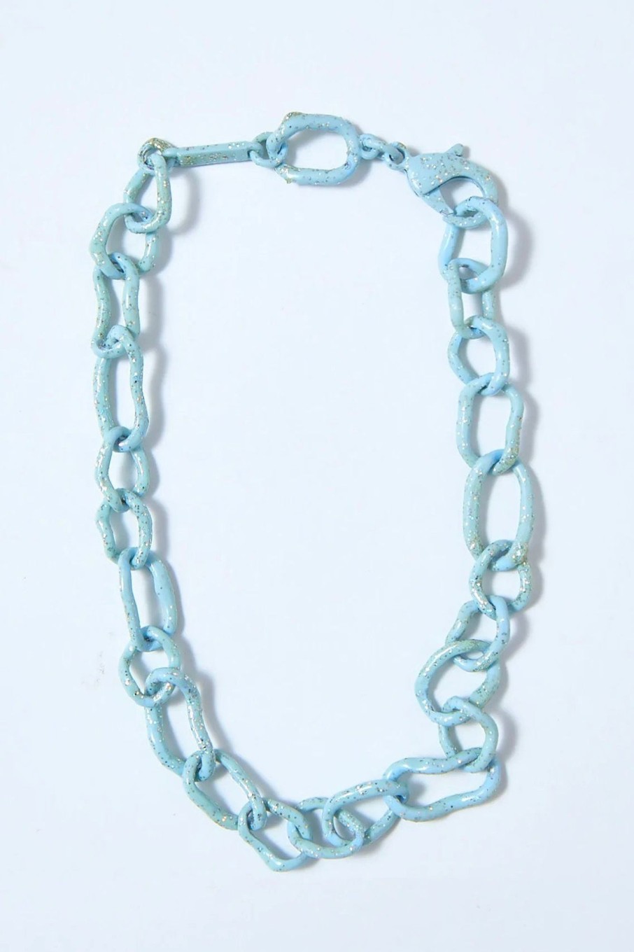 Women Collina Strada Jewelry | Collina Strada-Crushed Chain Necklace: Ice Caps