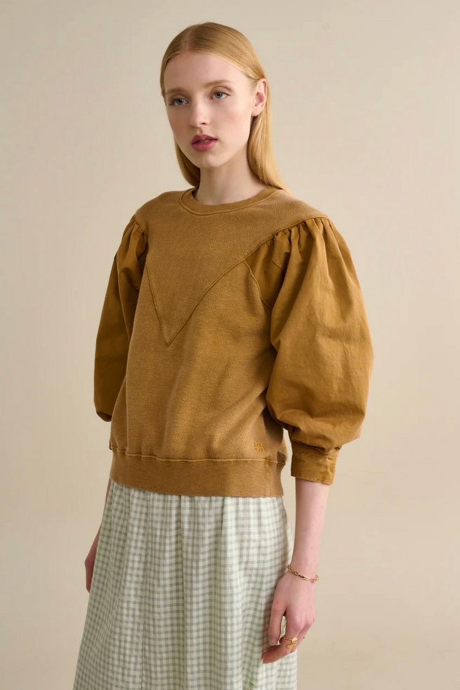 Women Bellerose Sweaters | Bellerose-Vrida Sweatshirt: Tobacco