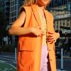 Women Stine Goya Outerwear | Stine Goya-Urban Vest: Orange