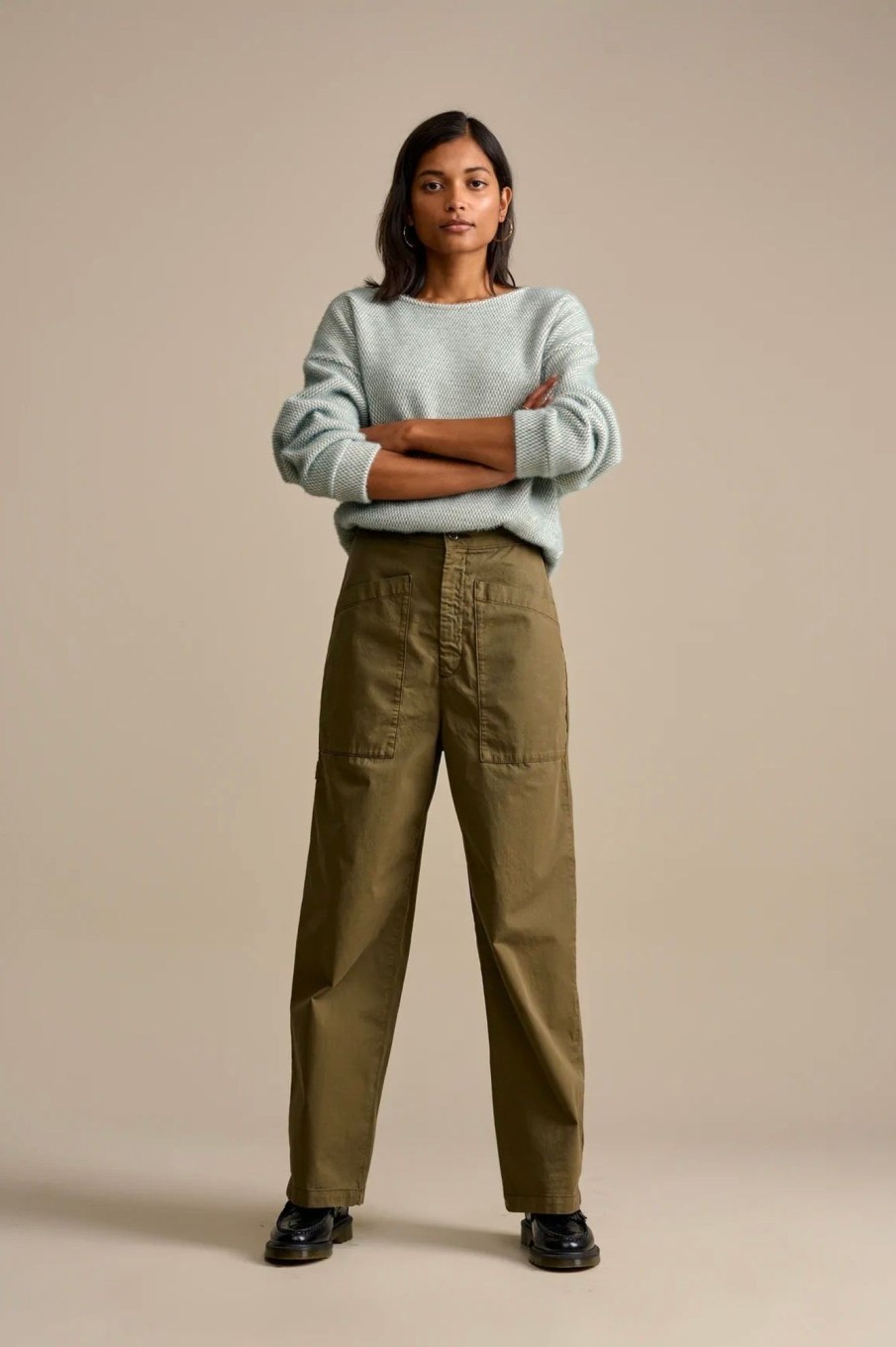 Women Bellerose Pants & Shorts | Bellerose-Parker Pants: Military