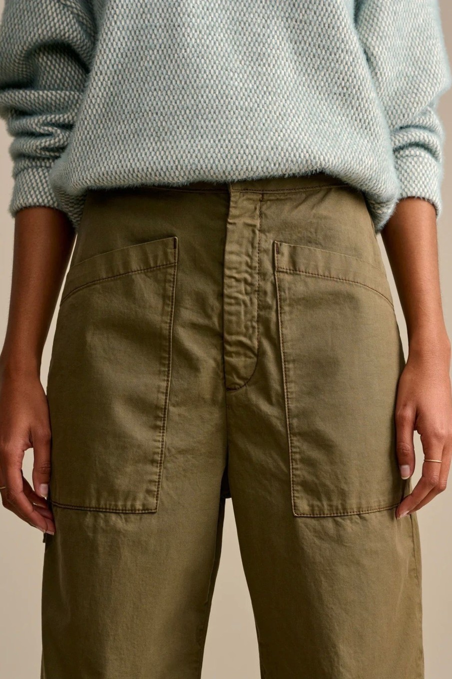 Women Bellerose Pants & Shorts | Bellerose-Parker Pants: Military