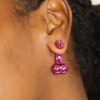 Women Vivetta Jewelry | Vivetta-Penis Earrings: Pink