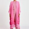 Women Essentiel Antwerp Loungewear | Essentiel Antwerp-Bocktail Ombre Sequin Kimono: Pink Cheeks