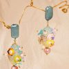 Women Isshī Jewelry | Isshi-Dahlia Drop Earrings: Multi