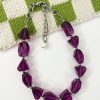 Women Rachel Comey Jewelry | Rachel Comey-Anja Necklace: Clear Purple