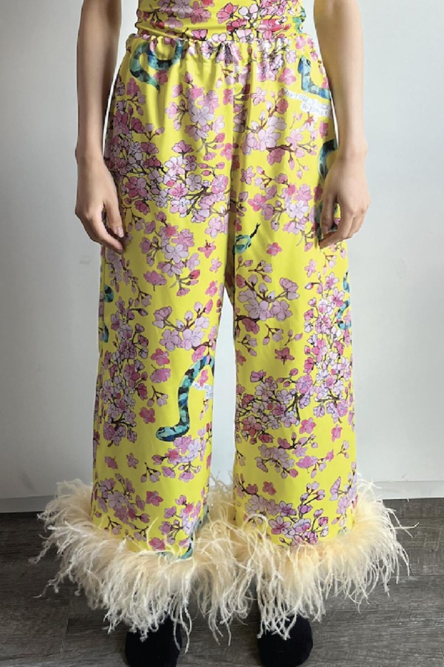 Women Dauphinette Pants & Shorts | Dauphinette-Party Pant: Electric Cherry Blossom