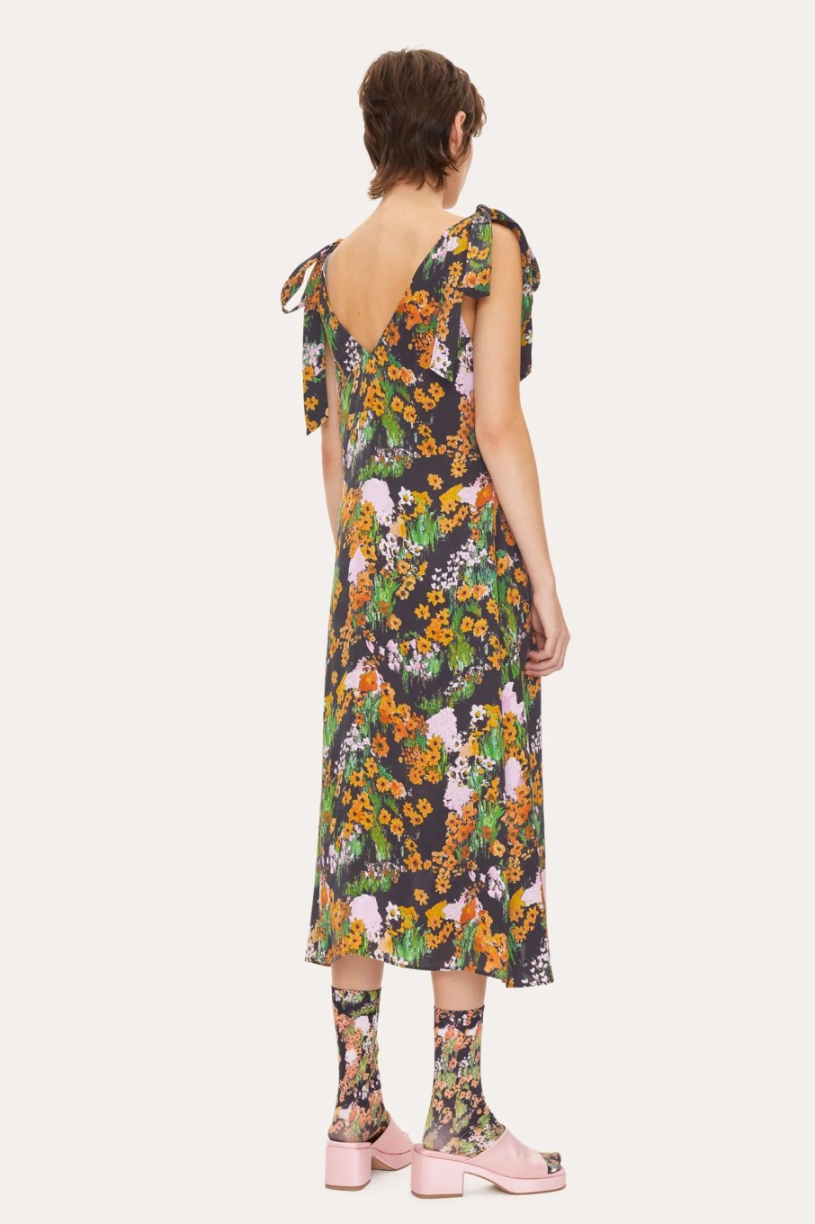 Women Stine Goya Dresses | Stine Goya-Naima Dress: Artist Canvas At Night