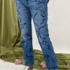 Women Collina Strada Pants & Shorts | Collina Strada-Painted Levi'S 501S: Laurel Ashleigh Floral