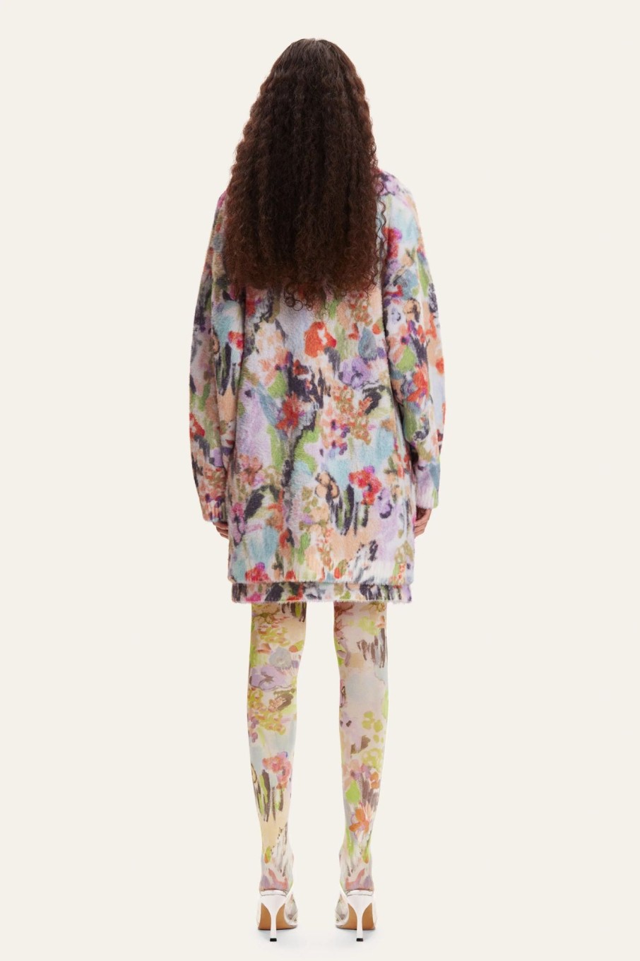 Women Stine Goya Sweaters | Stine Goya-Vega Cardigan: Abstract Floral