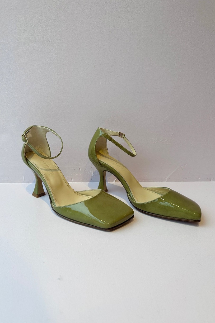 Women Souliers Martinez | Souliers Martinez-Laura Heel: Olive