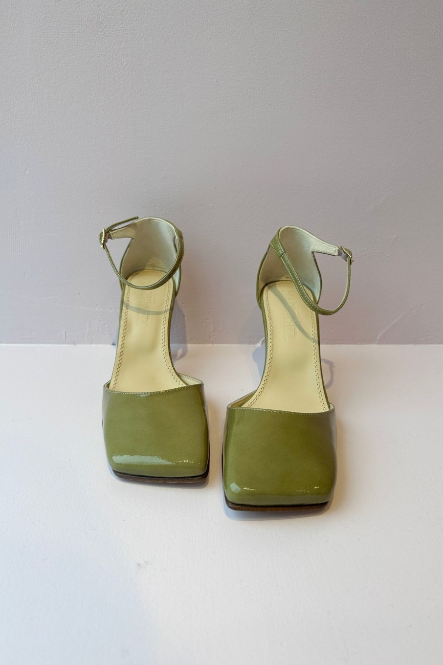 Women Souliers Martinez | Souliers Martinez-Laura Heel: Olive