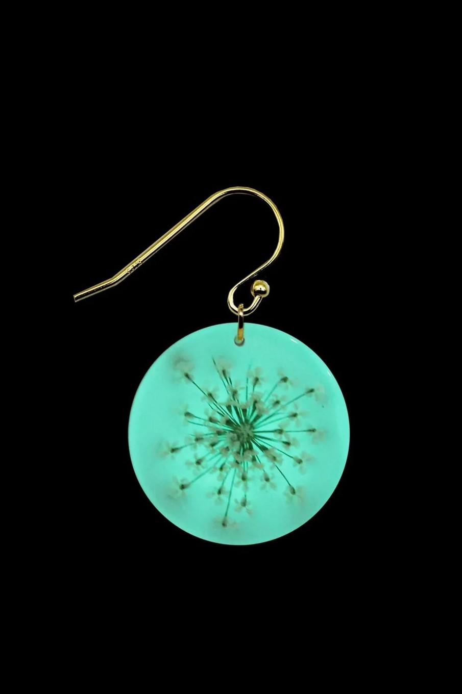 Women Dauphinette Jewelry | Dauphinette-Glow In The Dark Queen Anne'S Lace Earring: Gold