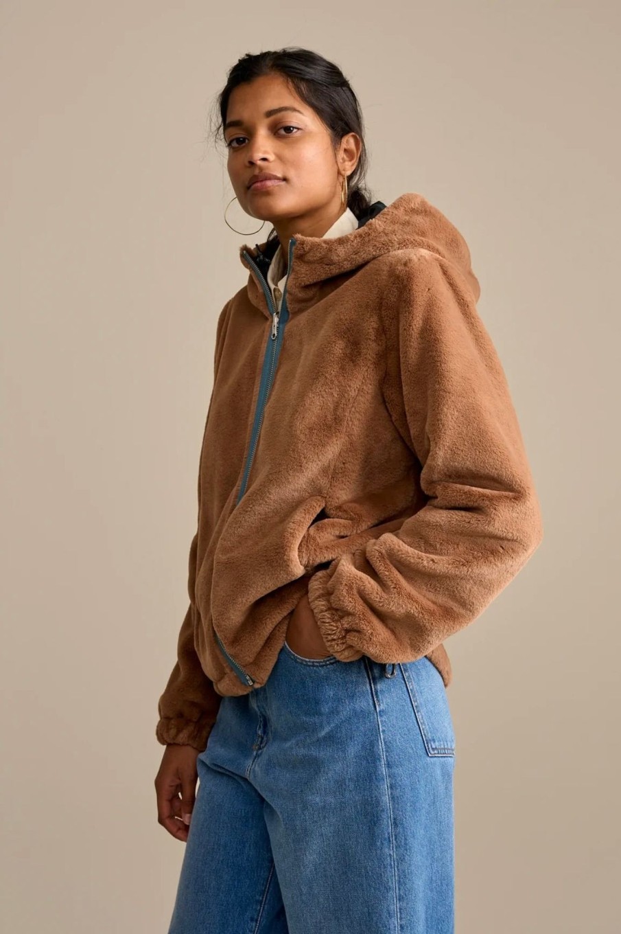 Women Bellerose Outerwear | Bellerose-Apache Jacket: Dove