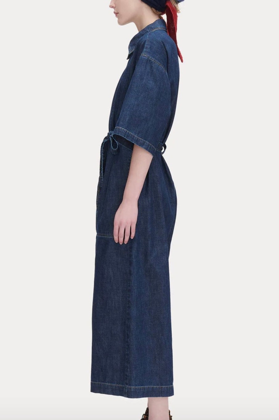 Women Rachel Comey Jumpsuits & Rompers | Rachel Comey-Marcelino Jumpsuit: Dark Indigo