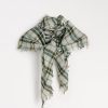 Women Bellerose Scarves | Bellerose-Silya Scarf: Green Check