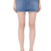 Women Vivetta Skirts | Vivetta-Crystal Denim Skirt: Indigo